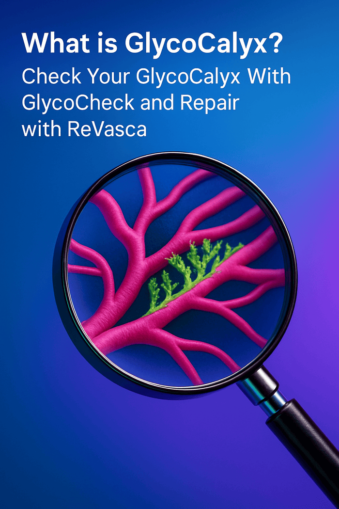 What is GlycoCalyx? Check Your GlycoCalyx With GlycoCheck and Repair with ReVasca