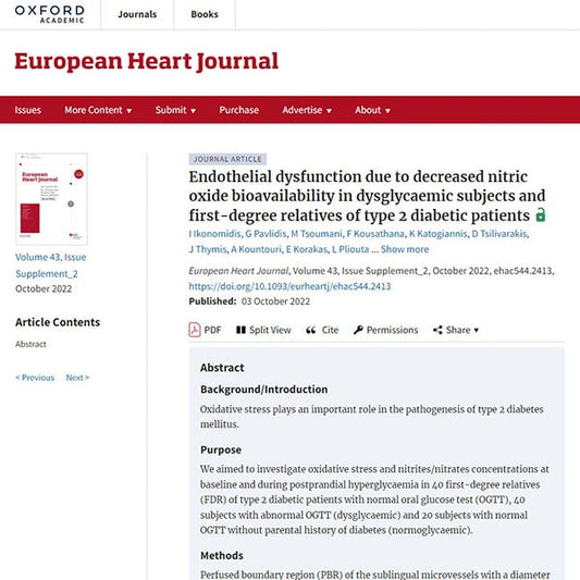 Endothelial dysfunction due to decreased nitric oxide bioavailability in dysglycaemic subjects and first-degree relatives of type 2 diabetic patients