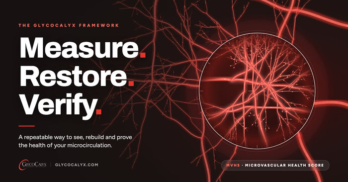 Measure. Restore. Verify. — the GlycoCalyx framework for microvascular health
